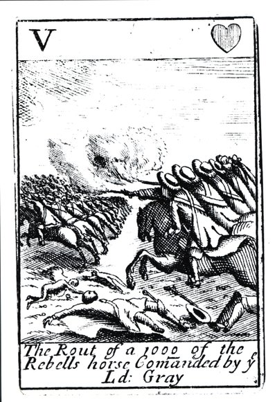 The Rout of 1000 of the Rebels at the Battle of Sedgemoor, 6th July 1685 by English School